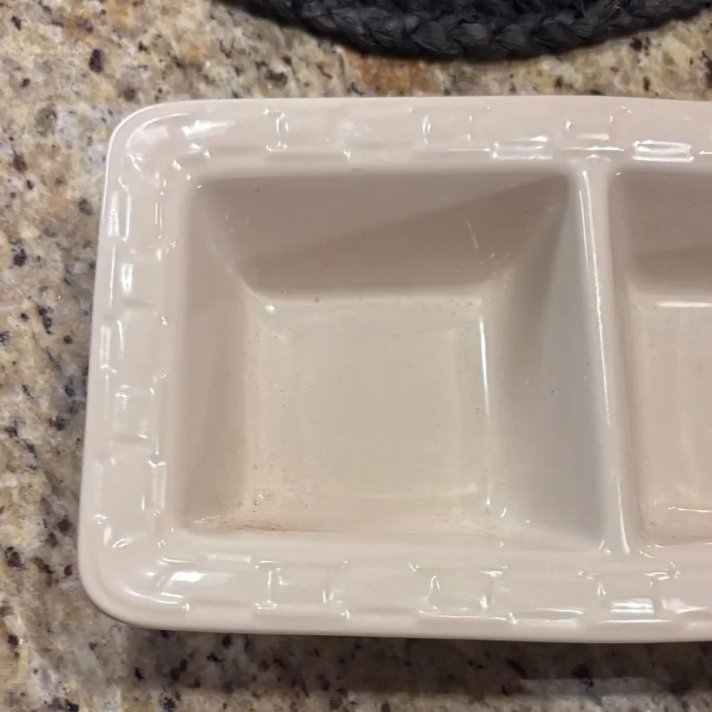 Longaberger stylish cream